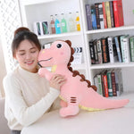 DorkyDino Adorable T-Rex Plushie - Hops and Pops - Cute - Plushies - Kawaii - Dinosaur Plush - Stuffed Animals
