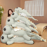 Dreamy Dino Long Hug Plushie - Hops and Pops - Cute - Plushies - Kawaii - Dinosaur Plush - Stuffed Animals