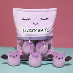 Lucky Bats Peekaboo Plush Set - Hops and Pops - Cute - Plushies - Kawaii - Bat Plush - Stuffed Animals
