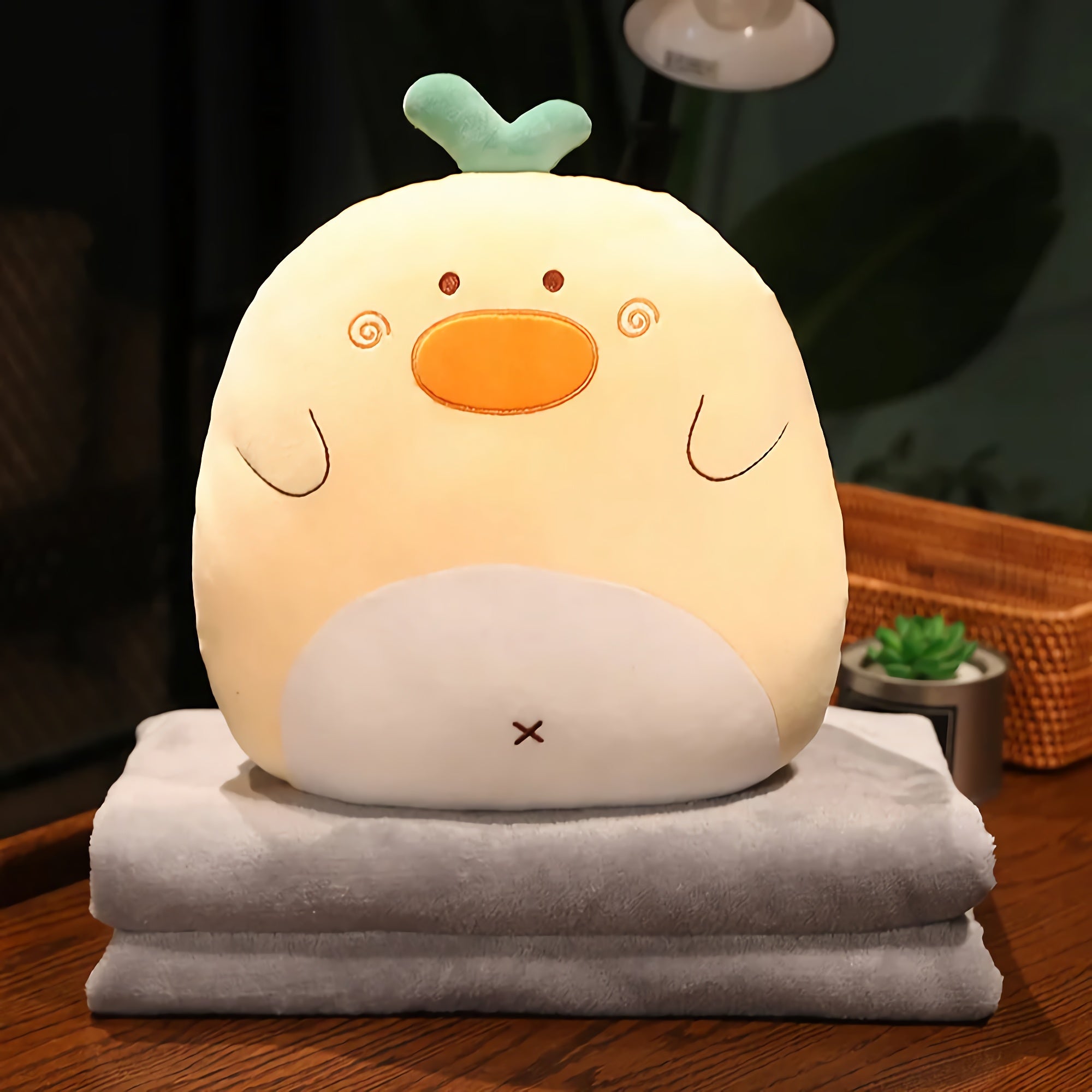 PillowPuff Snuggle Critter Blanket Plush Set