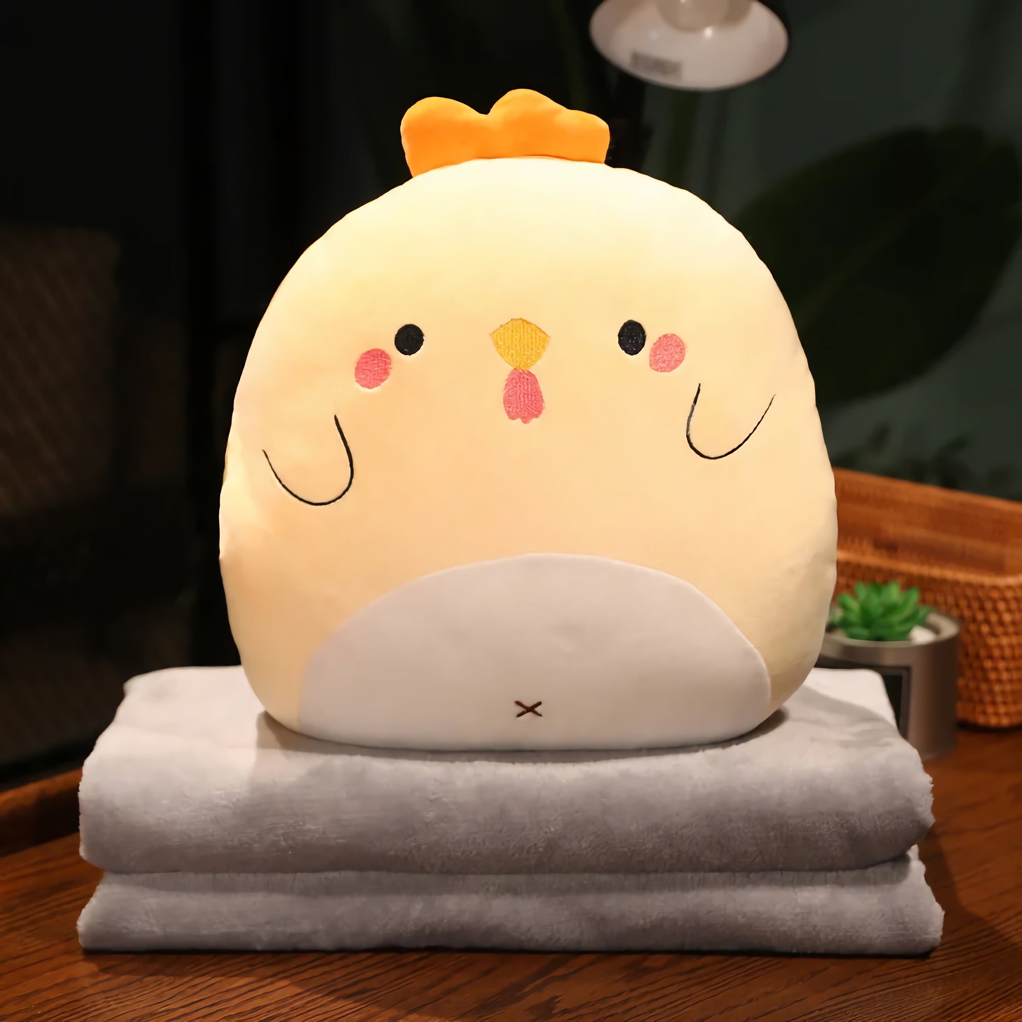 PillowPuff Snuggle Critter Blanket Plush Set
