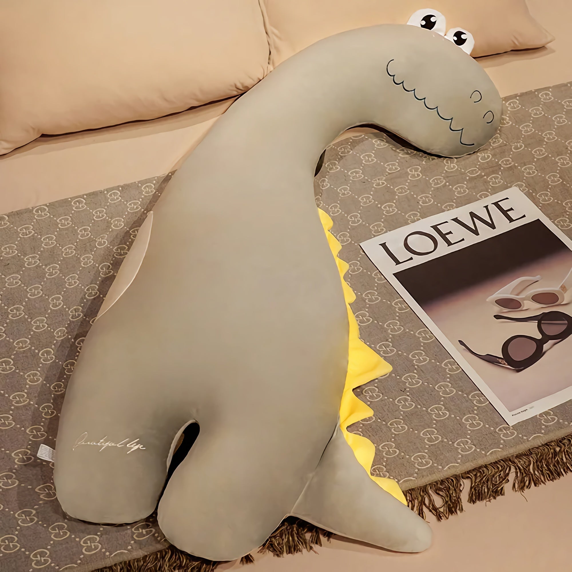 Dino & Friends Looong Plush Pillow
