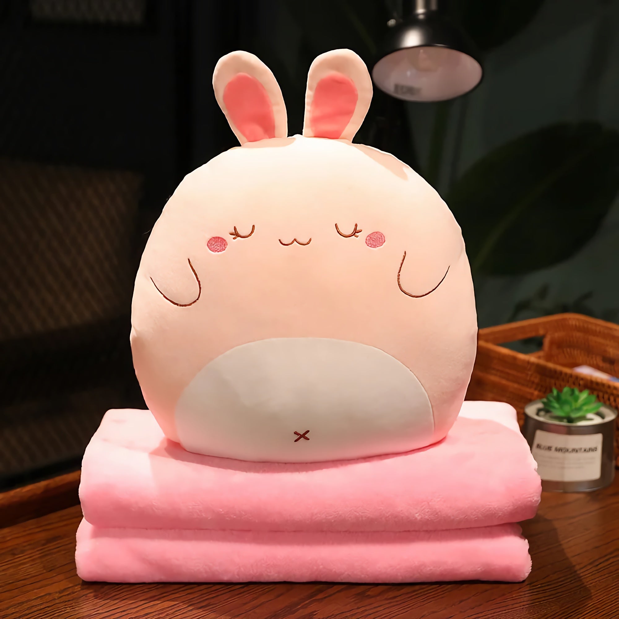 PillowPuff Snuggle Critter Blanket Plush Set