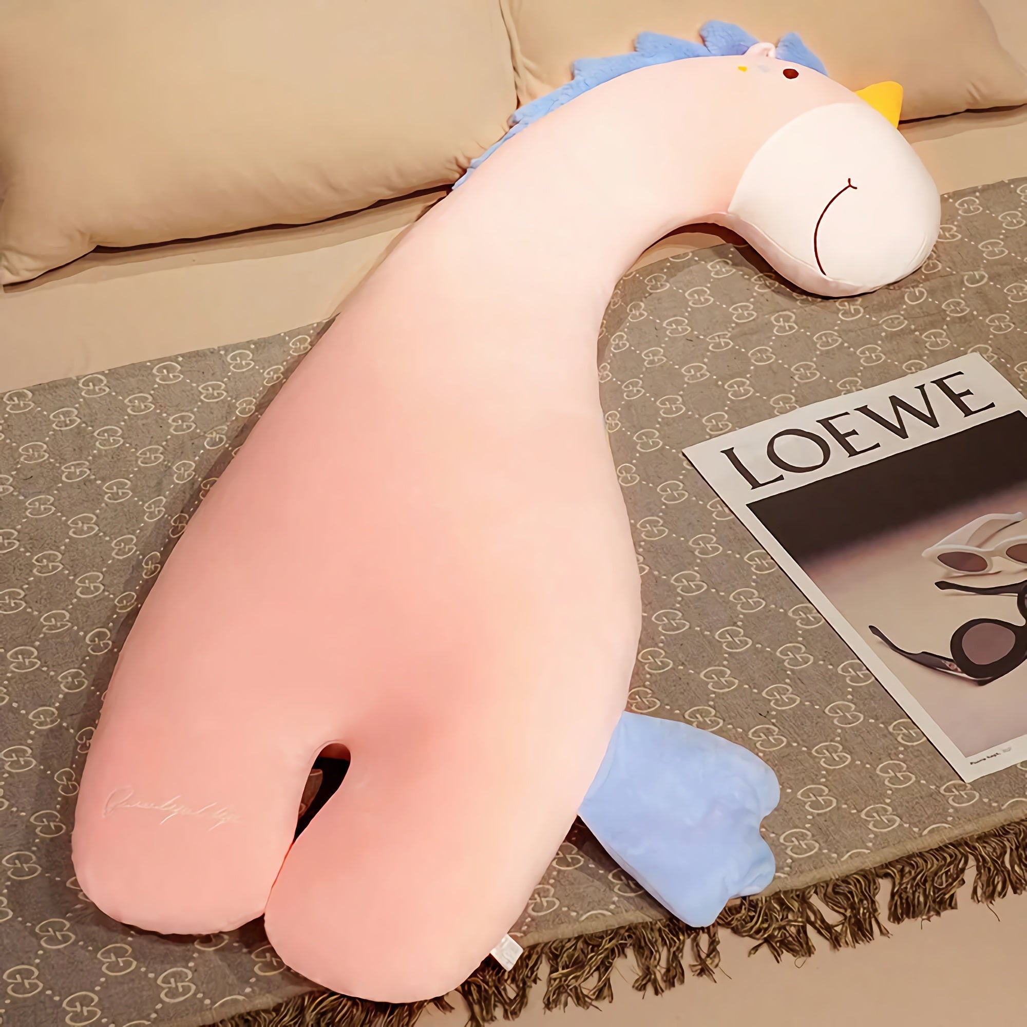 Dino & Friends Looong Plush Pillow