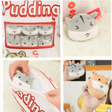 Pudding Puff Hamsters Peekaboo Plush Set