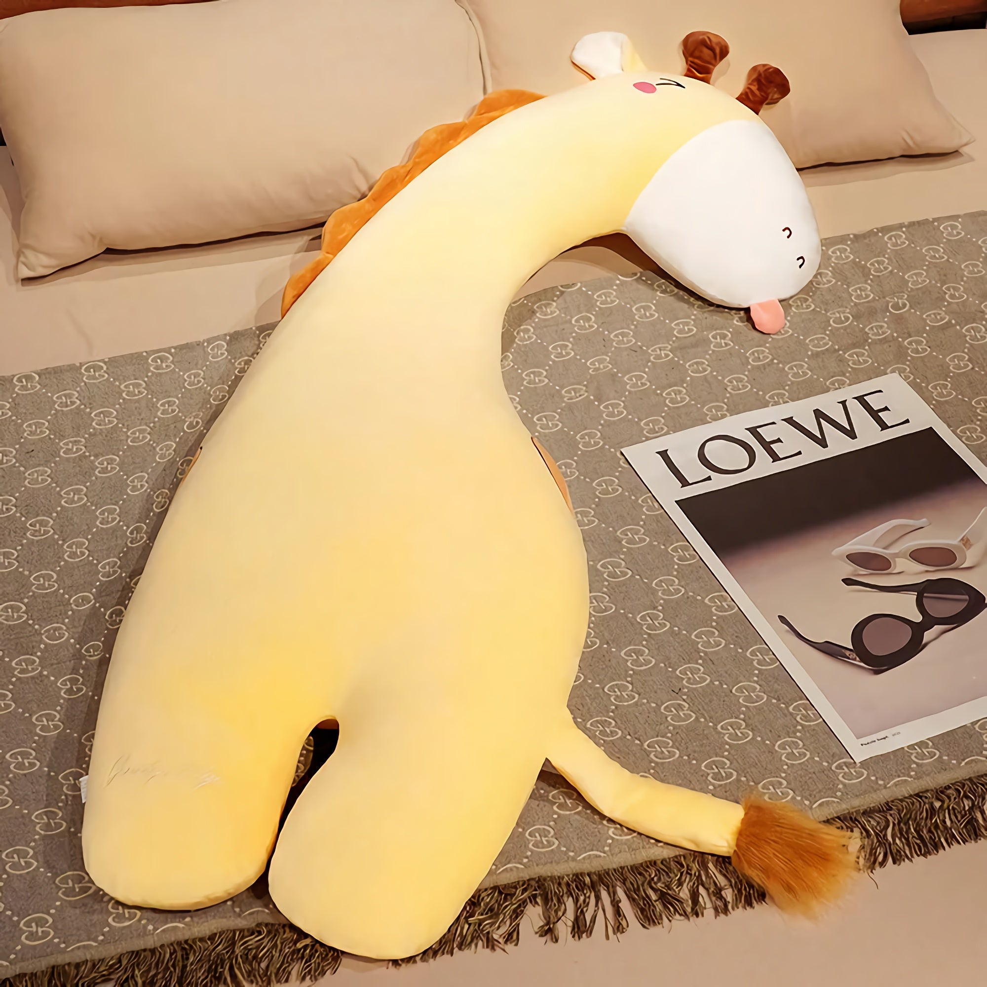Dino & Friends Looong Plush Pillow