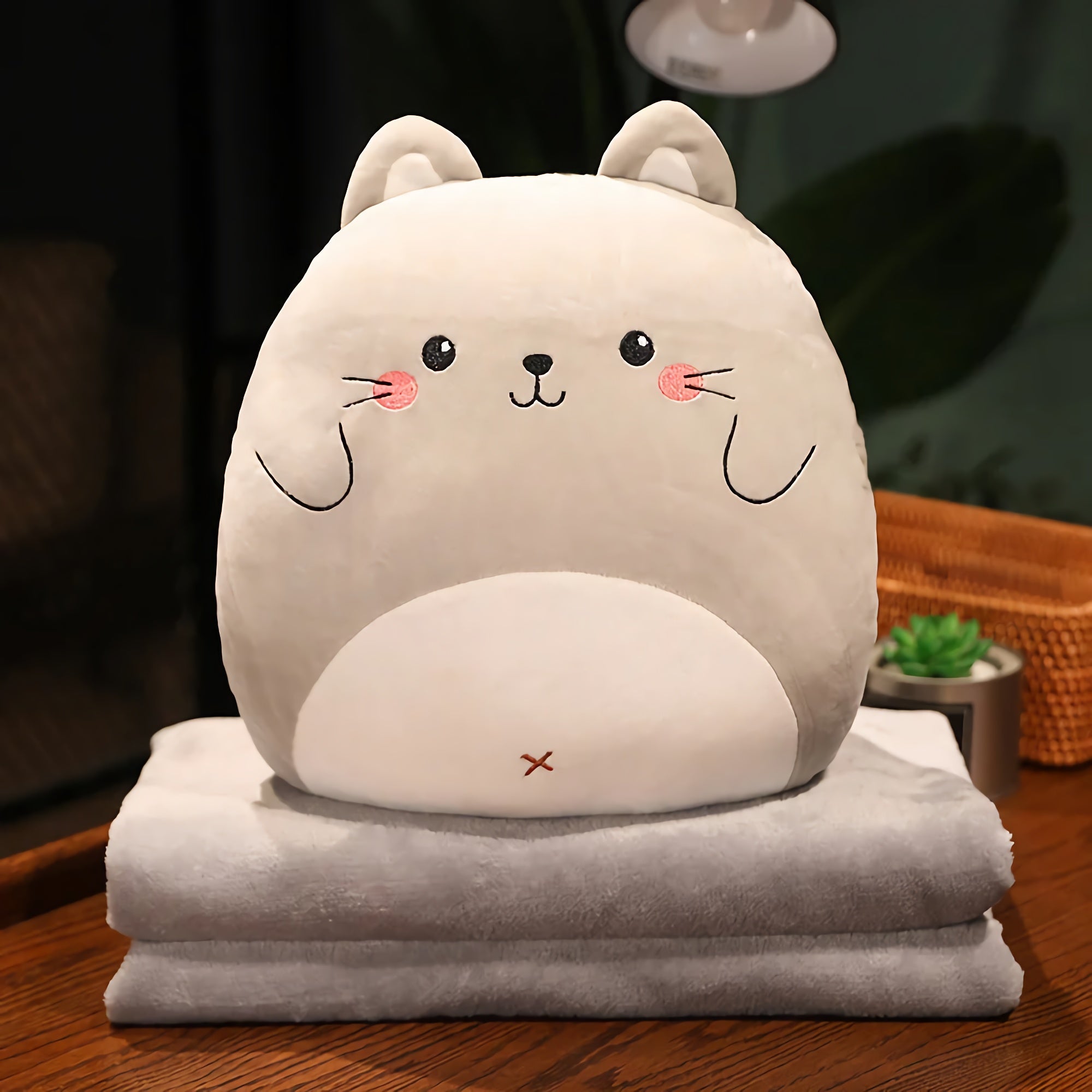 PillowPuff Snuggle Critter Blanket Plush Set