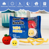 Blue Ramen Buddies, Peekaboo Plush Set