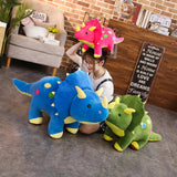 Chubby Triceratops Plush Dino Companions