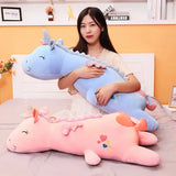 DreamWhirl Unicorns, Pastel Plush Pillow Companions
