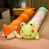 HugglePillar Fox & Frog Caterpillar Looong Plushie