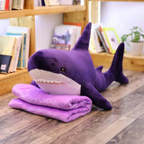 Reef Shark Plush Blanket Set