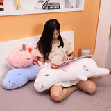 DreamWhirl Unicorns, Pastel Plush Pillow Companions