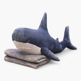Reef Shark Plush Blanket Set