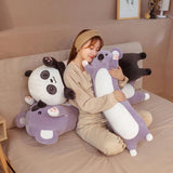 Long Panda & Koala Plush Pillows