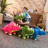 Chubby Triceratops Plush Dino Companions