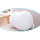 SnuggleMeow Adorable Round Cat Plush Pillow