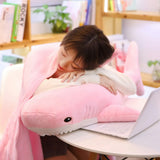 Reef Shark Plush Blanket Set