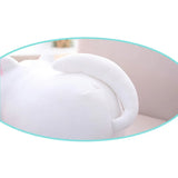 SnuggleMeow Adorable Round Cat Plush Pillow