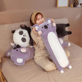 Long Panda & Koala Plush Pillows