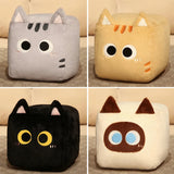 Tofu Cat Plushies - Soft & Squishy Cube Companions