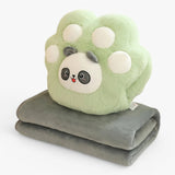Pawfect Plush 3-in-1 Hand Warmer & Blanket Set