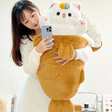 Snuggle Pals Cat & Rabbit Cozy Hideaway Plushies