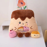 Sweetie Puff Puddings, Peekaboo Dessert Plush Set