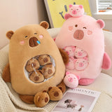 Capy Snuggle Bag Peekaboo Plush Set