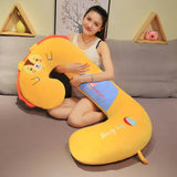 SnuggleZoo Giant C-Shaped Animal Plush Pillow
