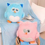 Owl-Emotes Puffy Plush Owls
