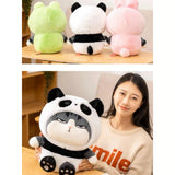 Grumpy Cosplay Cats Stuffed Animal Plushies in Cute Hoodies