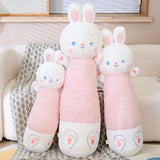 Striped Bunny Plush Pillows