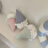 Sprinkle Swirl Scoops Plush Pillows