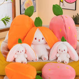 Berry Buns, Transforming Strawberry & Carrot Bunny Plush