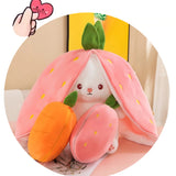 Berry Buns, Transforming Strawberry & Carrot Bunny Plush