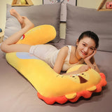 SnuggleZoo Giant C-Shaped Animal Plush Pillow