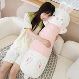 Striped Bunny Plush Pillows