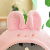 Grumpy Cosplay Cats Stuffed Animal Plushies in Cute Hoodies