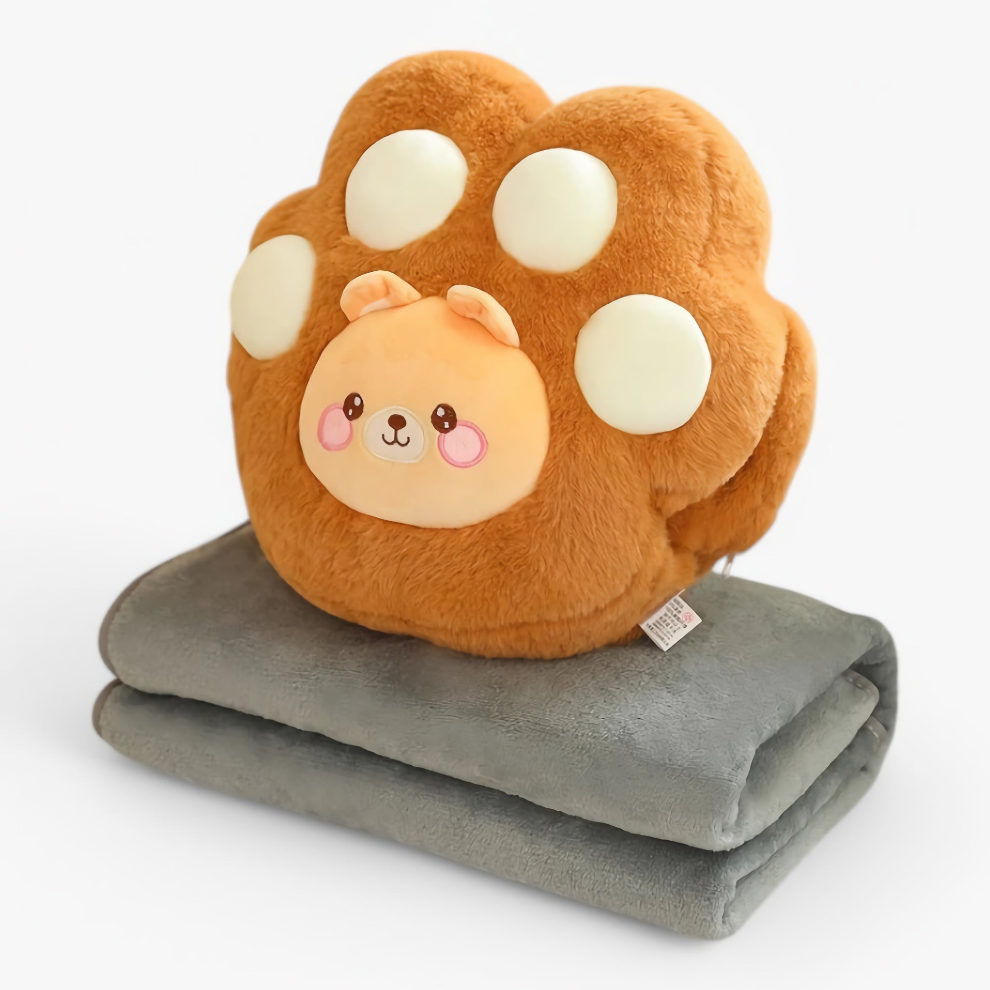 Pawfect Plush 3-in-1 Hand Warmer & Blanket Set