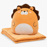 Fluffy Forest Friends Blanket Plush Set