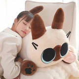 Big-Eyed Siamese Cat Stuffed Animal Plush