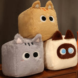 Tofu Cat Plushies - Soft & Squishy Cube Companions