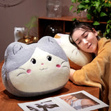 CozyCat 3-in-1 Plush Hand Warmer & Blanket Set