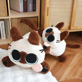 Big-Eyed Siamese Cat Stuffed Animal Plush