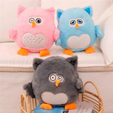 Owl-Emotes Puffy Plush Owls
