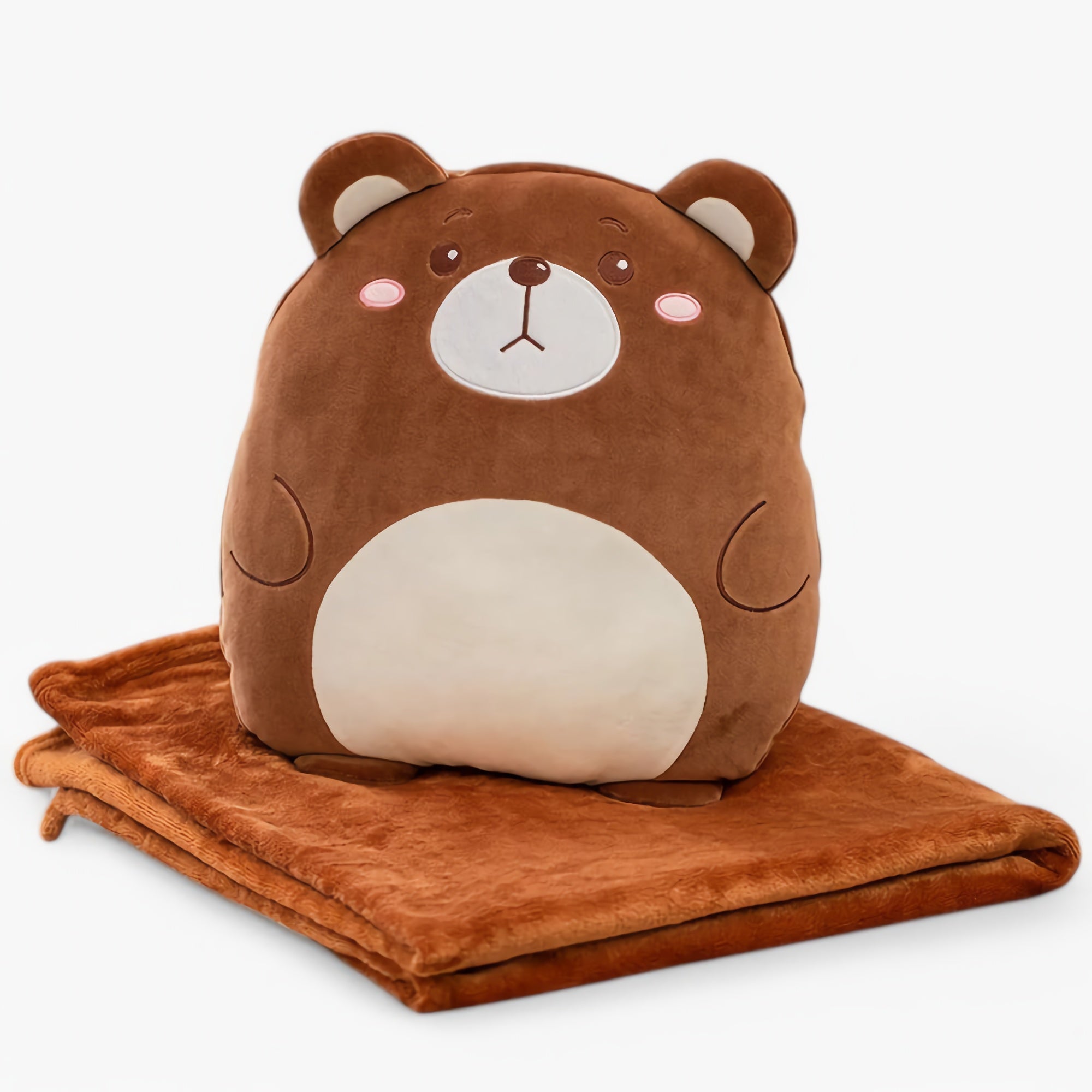 Fluffy Forest Friends Blanket Plush Set