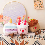 Party Puff Cakes, Kawaii Dessert Plush Buddies