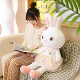 Daisy Dress Bunnies, Sweet Plush Rabbits in Floral Skirts