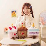 Party Puff Cakes, Kawaii Dessert Plush Buddies